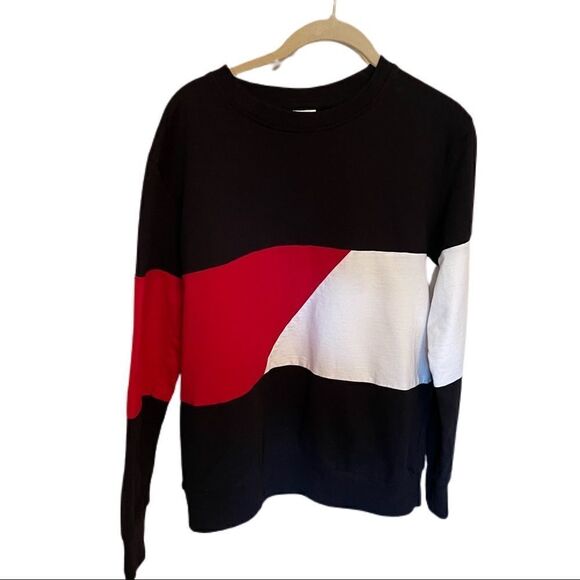 ZYIA Colour Block Cotton Sweatshirt Size Small - Picture 3 of 6